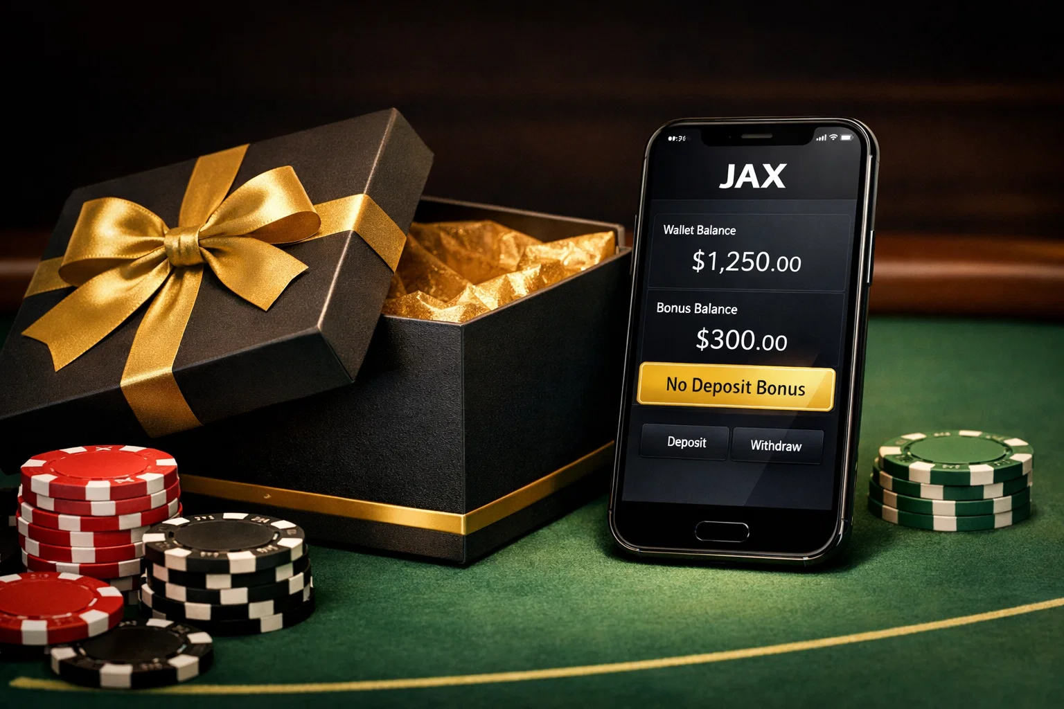 Smiling slot machine character, Jax Casino fun